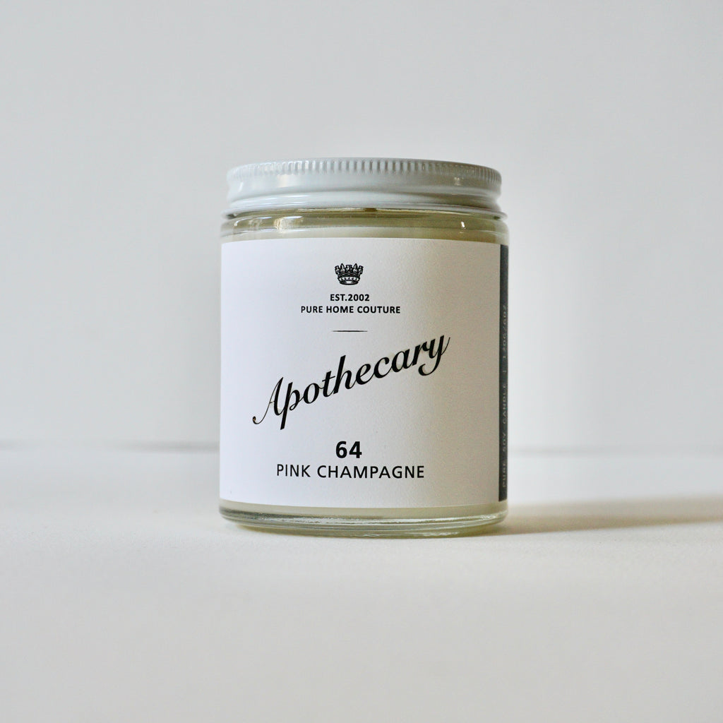 Apothecary Candle - Pink Champagne No.64
