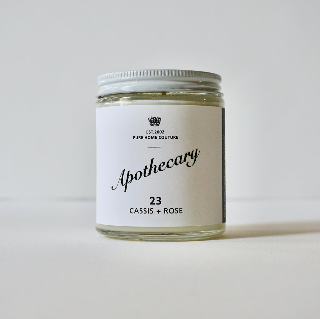Apothecary Candle - Cassis & Rose No.23