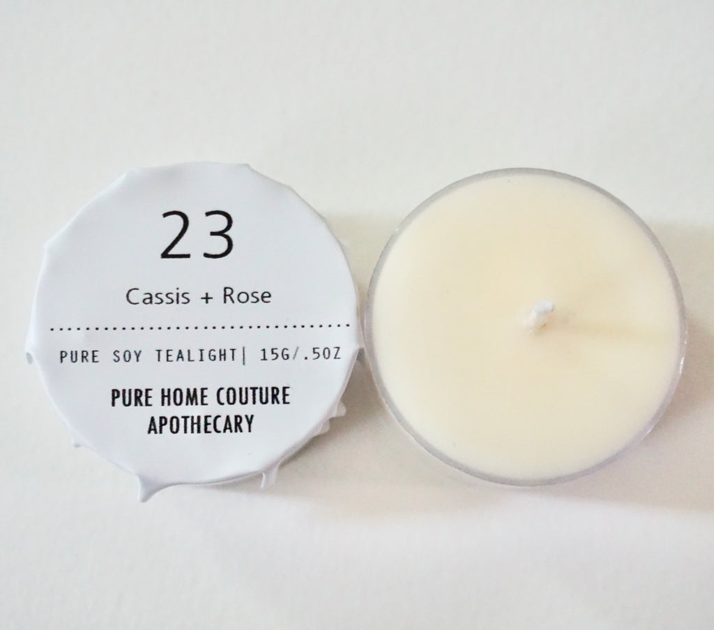 Tealight - Cassis + Rose No.23