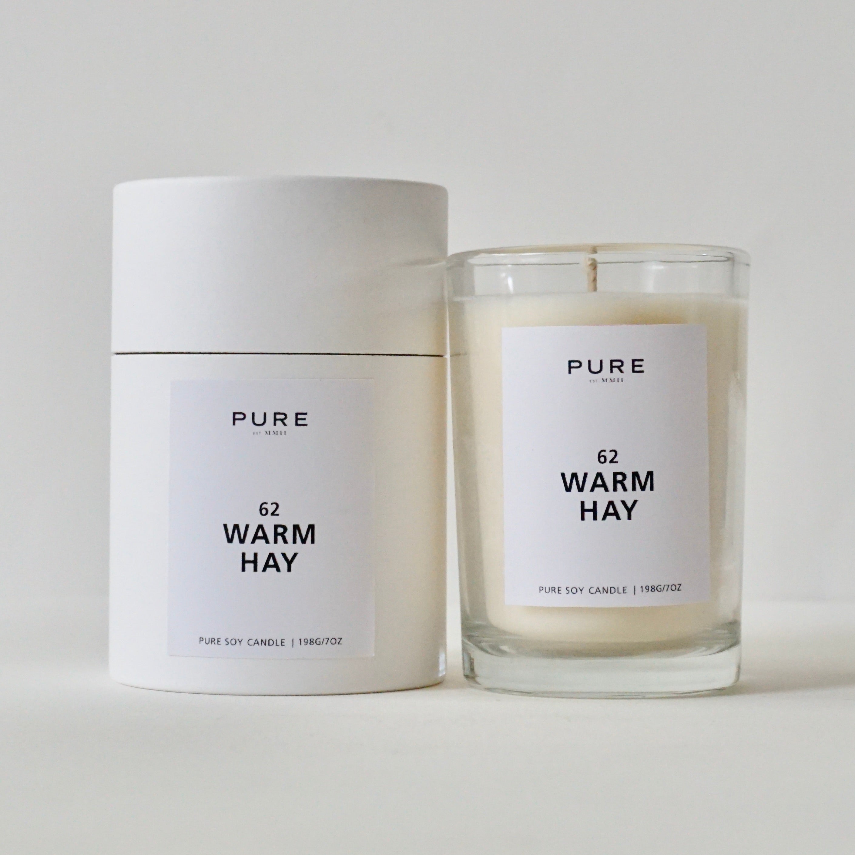 Pure Candle - Warm Hay 62