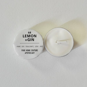 Tealight - Lemon + Gin 44