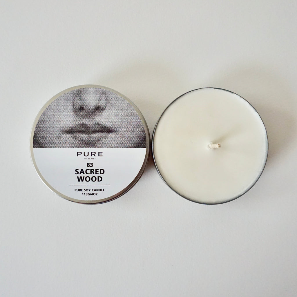 Pure Tin Candle-Sacred Wood 83