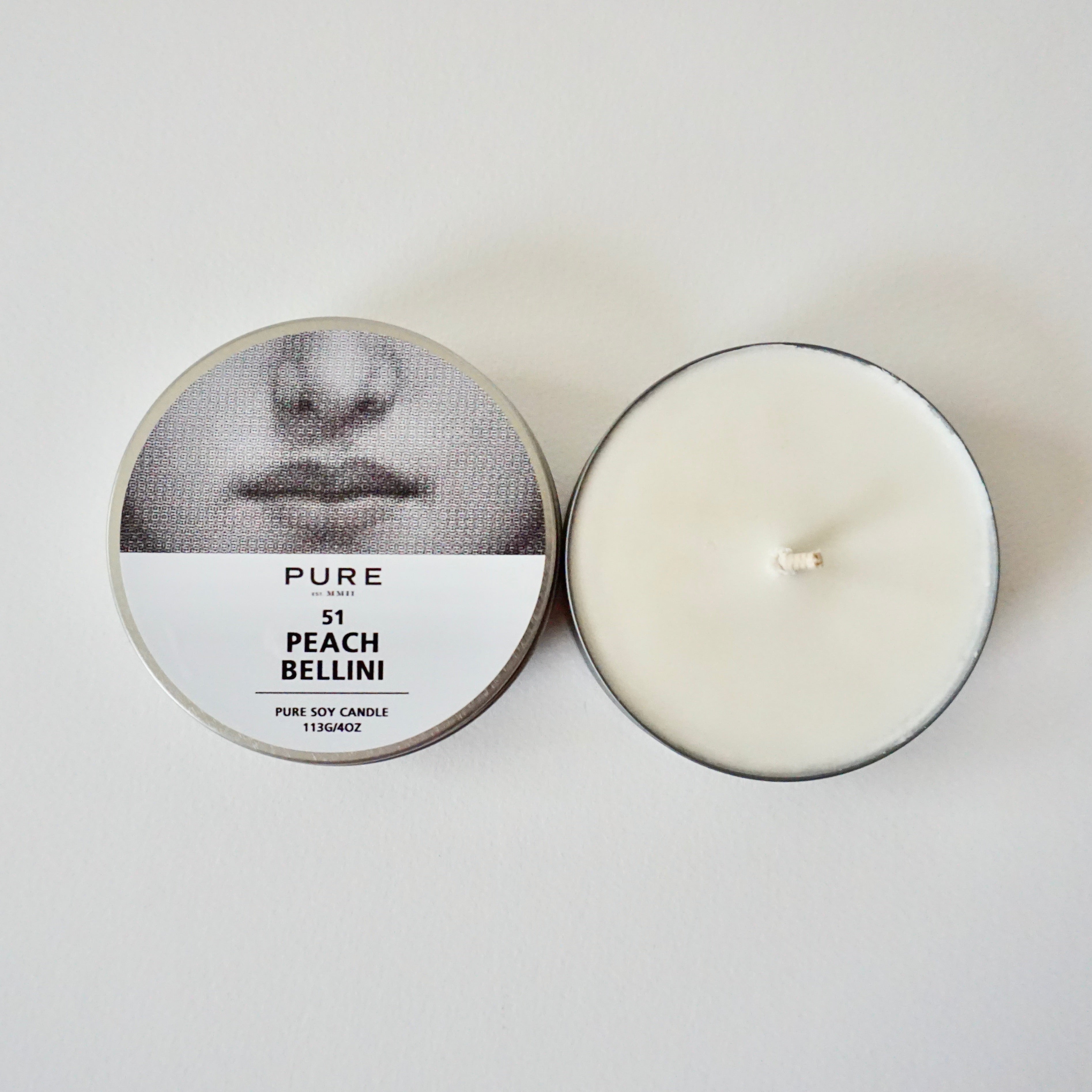 Pure Tin Candle-Peach Bellini 51