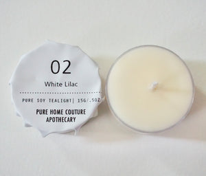 Tealight - White Lilac No.02