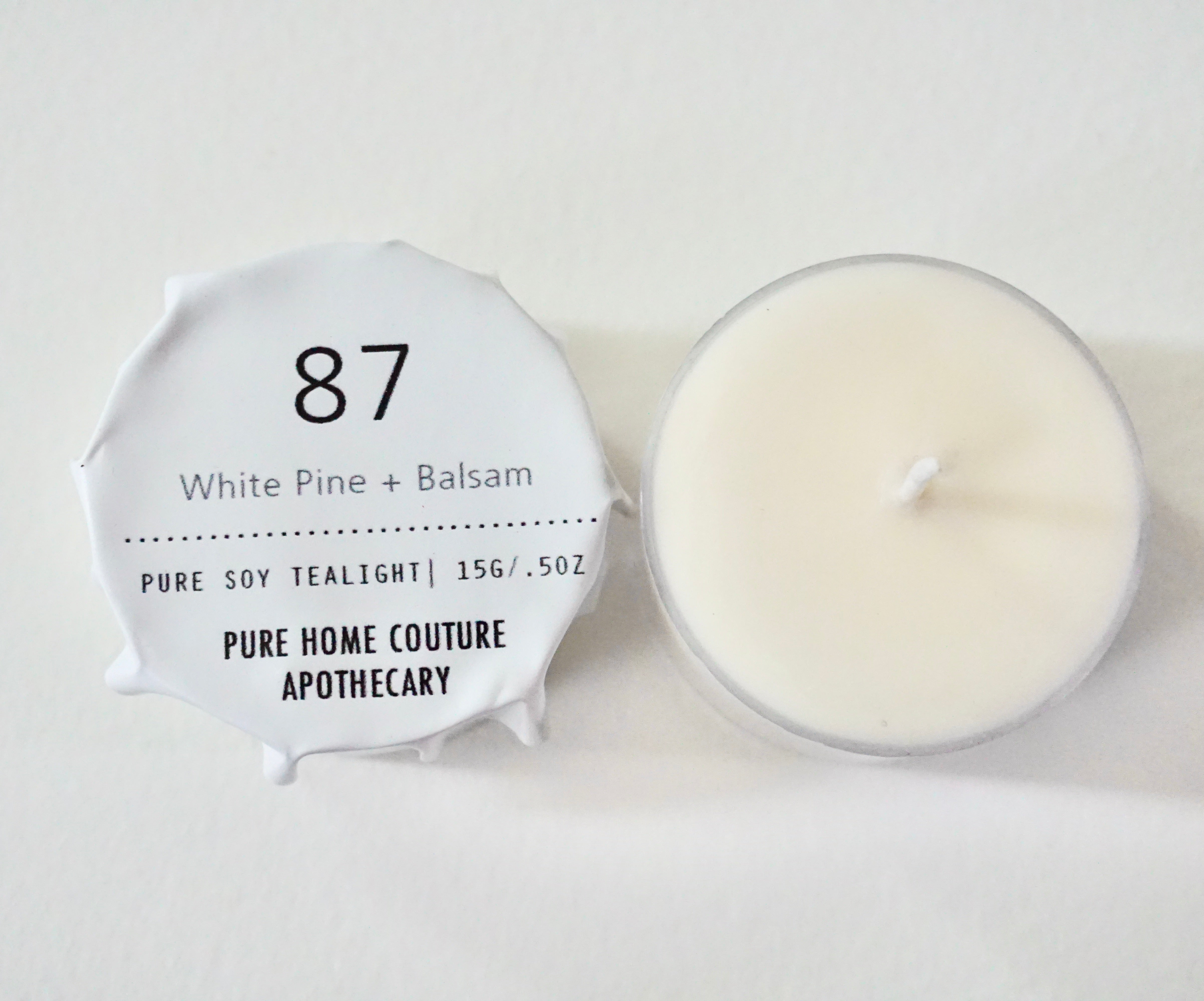 Tealight - White Pine + Balsam No.87