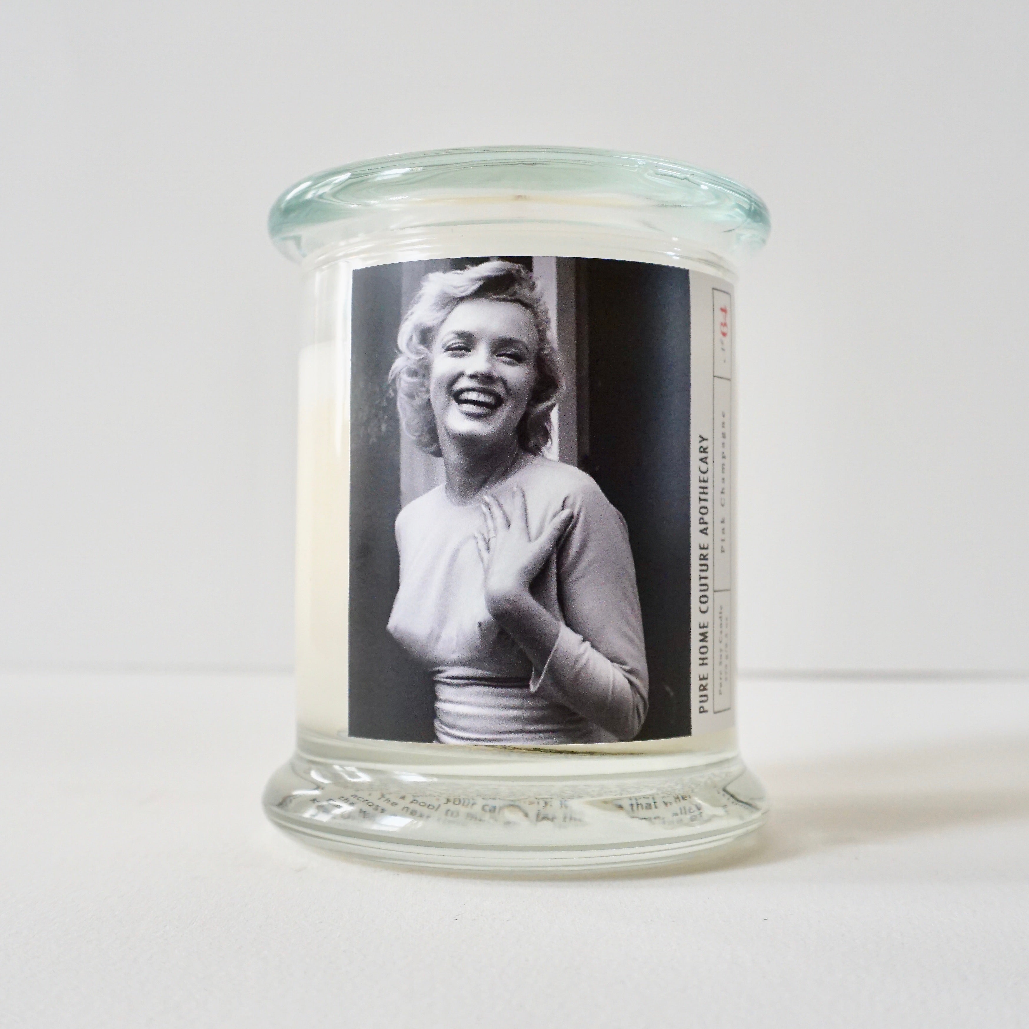 Couture Candle-Marilyn/white-Pink Champagne No.64