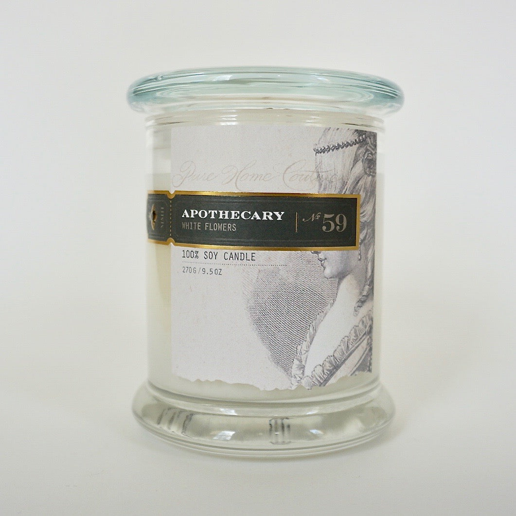 Everyday Candle - White Flowers No.59